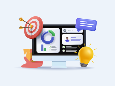 Our Services lettering on orange background